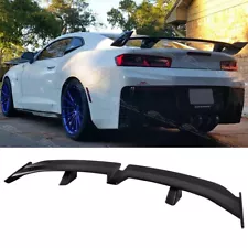 Matte 54" Rear Trunk GT PRO Style Spoiler Wing For Chevy Camaro ZL1 LT LS RS SS