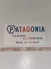 Patagonia sticker cleaning climbing