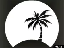 PALM TREE MOON Vinyl Decal -Sticker for Car Truck Bumper Wall Window Laptop