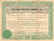 Ford Tractor Co., Inc. - Automotive Stocks