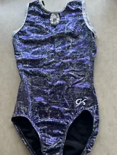 Womens Women’s Adult Size XS X-Small AXS GK Elite Foil Dance Gymnastics Leotard