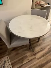 Pottery Barn Dining Table with 2 chairs included 