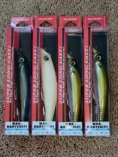 LOT OF 4 Yo-Zuri MAG DARTER 5" Casting Striper Baits Surf Inshore Yozuri Lures