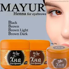 SALE Mayur Henna for eyebrows 10g 20g ORIGINAL tattoo Biotatto Indian natural