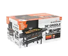 Blackstone Original 4-Burner 36” Propane Griddle with Hood and Griddle Plate