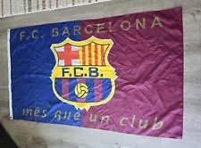 FCB Barcelona Football Soccer Fan Flag Banner 3 X 5 ft.