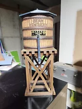 Jim Beam Train Station Water Tower Decanter Empty for Display