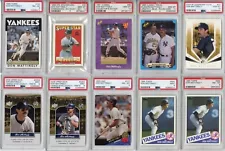 1985-2008 Topps Upper Deck Don Mattingly Lot of 10 PSA 10 PSA 9 PSA 8 Yankees