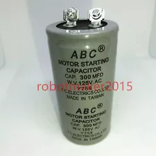 ABC CD60 Motor Starting Capacitor 300MFD 300UF 125VAC HVAC 125V High Quality