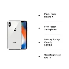 NEW Apple iPhone X - 64GB , Unlocked - Never used, SILVER