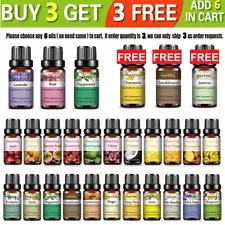 10ml Aromatherapy Plant Essential Oils Fragrances Oil For Diffuser -54+ Options!