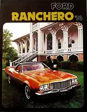 RARE 1974 CANADIAN FORD RANCHERO SALES BROCHURE CATALOG ~ 6 PAGES ~ 8.5" X 11"