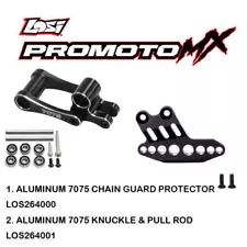 COMBO KNUCKLE & PULL ROD CHAIN GUARD PROTECTOR FOR LOSI 1/4 PROMOTO-MX DIRT BIKE