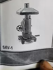 Vintage RW Machine SAV-1 VERTICLE Steam Engine Kit Scale .75