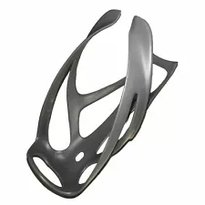 Carbon Fiber Bicycle Bike Bottle Cage Lightweight Flat Matte Gray Holder Race