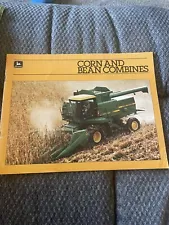 1983 John Deere Corn and Bean Combines Dealer Catalog Brochure 8820, 7720, 6620