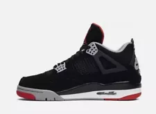 Size 11 - Nike Air Jordan 4 Retro OG Bred Black Red Shoes 2019 308497-060