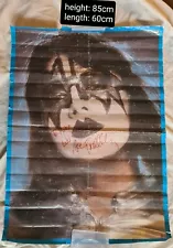 KISS MEMORABILIA- SIGNED ORIGINAL 1980 ACE FREHLEY POSTER- 85cm x 60cm-AUSTRALIA