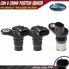 2x Camshaft & 1x Crankshaft Position Sensor for Chevrolet Trailblazer GMC Envoy (For: More than one vehicle)