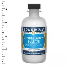 Sodium Lauryl Sulfate 1 Oz USP Cosmetic Grade Fine Powder USA SELLER