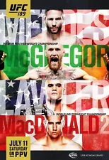 ufc 189 poster for sale