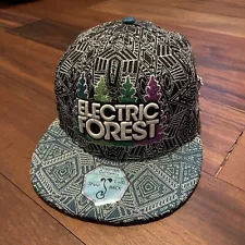 Electric Forest 2017 Grassroots California Limited Edition Snapback/ 450 + Pin!