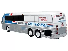 1984 Eagle Model 10 Motorcoach Bus "Greyhound Package Express" White and Blue "