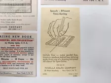 Vintage 1950’s Tavella Sales Company Pocket Catalogs For Slide Rule Style Items