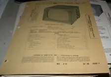 HOFFMAN TELEVISION RECEIVER 8 MODELS (SAMS PHOTOFACT 366-4)