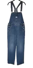 Levi's Premium Women's Vintage Overalls Size Medium Blue Denim 100% Cotton