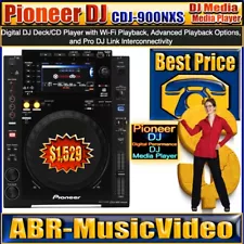 Pioneer DJ CDJ-900NXS Professional DJ Media Players/ 1 Year Manufacture Warranty