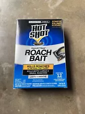 12 ROACH BAIT STATIONS KILLS LARGE & SMALL ROACHES 6 Months