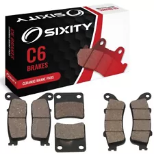 Front + Rear Ceramic Brake Pads 2002-2006 Honda FSC600 Silver Wing Set Full sw