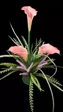 Calla Lily Table decoration Silk Floral Arrangements LG PINK