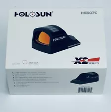 HOLOSUN HS507C -X2 Dot Sight - Black, 2 MOA Open Circle NEW IN BOX.