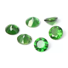 Natural Green Chrome Tourmaline 3mm Round Cut Loose Gemstone for sale 10 Pieces