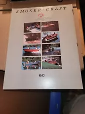 1983 Smoker-Craft Fishing Boat Sales Brochure Catalog book 18 pages