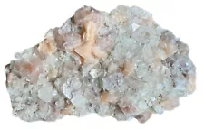 Zeolite India Display Natural Mineral Specimen Crystal Healing Detox Stone 10x6