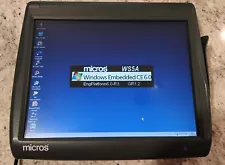 ð¥ Micros Workstation 5A WS5A 400814-101 POS Touch-screen HDD Windows CE OS RES