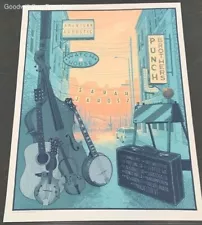 Contemporary Screen Print Poster for Sarah Jarosz Concert Tour Justin Santora