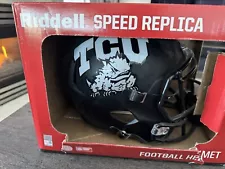 TCU Horned Frogs Alternate Riddell Replica Full Size Football Helmet