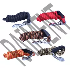 Lead with hook rope 6 ft different color