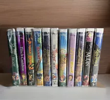 Lot of 11 VHS Disney Classics ALL DISNEY MOVIES NEW AND SEALED! Free Shipping!