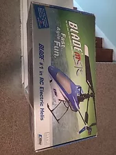 New Blade MSR Helicopter EFLH3000 Blue/Black Never USED just Open Box