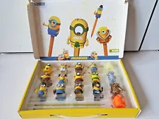 Minions 16 Figurines Complete Set Supermarket Plus Netherlands RARE