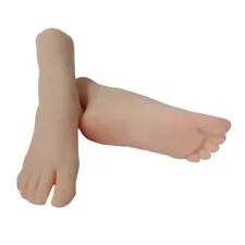 Size 5.5 Lifelike Silicone Female Legs Feet Mannequin Shoes Socks Display Model