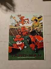 Vintage 1970's Yard-Man Lawn Mower Rototiller Snowmobile Sales Brochure