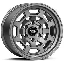 17" RockTrix RT117 17x9 -12 Gunmetal Wheel 6x135 Rim 87.1mm Bore for 04+ F150