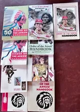 Boy Scout OA Handbooks 9 Different