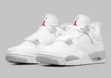 Air Jordan 4 Retro White Oreo CT8527-100 Gray Men's Shoes